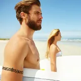 Faux tatouage bracelet tribal homme