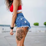faux tatouage Carpe koï
