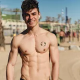 Faux tatouage homme carpe koï