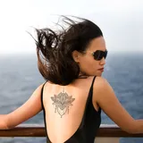 Faux tatouage éphémère Lotus #1