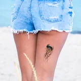 faux tatouage méduse