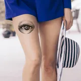 faux tatouage oeil de la mort