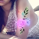 Tatouage Pivoine, Halimium et Lys - Lot de 3 tatouages éphémères - visuel 5