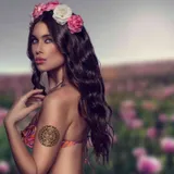 faux tatouage ronds maori #1