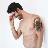 Faux tatouage Samouraï
