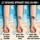 faux tatouage semi permanenti developpement tortue maori