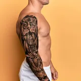Faux tatouage sleeve manchette Indien