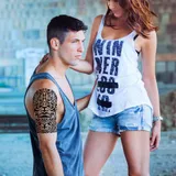 faux tatouage totem maori