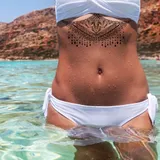 faux tatouage underboob ornements et pierres