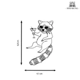 Petit tatouage raton laveur