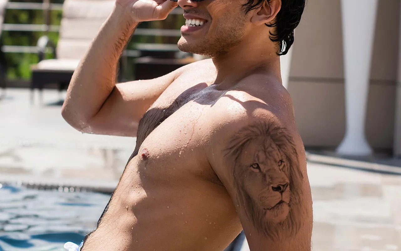 signification du tatouage lion