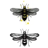 Tatouage éphémère abeilles