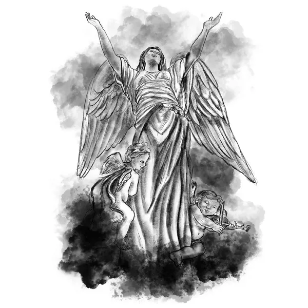 Tattoo éphémère Anges