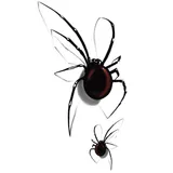 Tatouage éphémère araignée rouge 3D