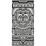Tatouage éphémère avant-bras Maori #1
