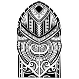 Tatouage éphémère bras maori