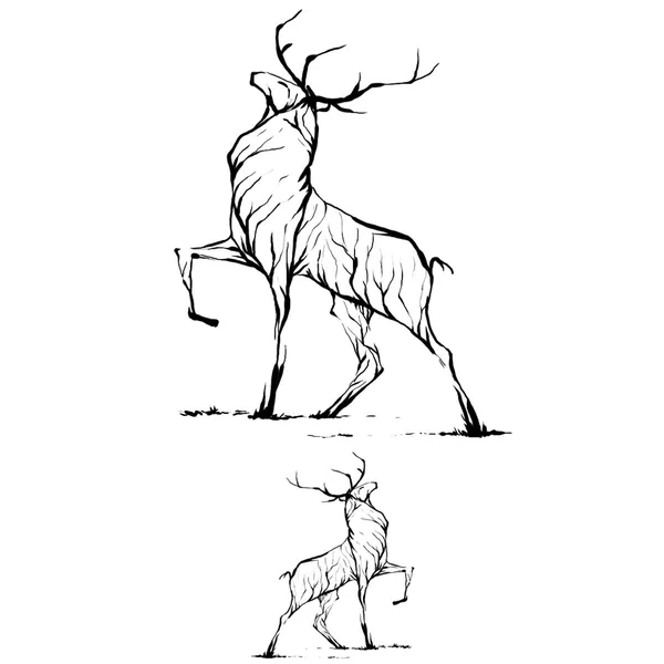 Tattoo éphémère cerf