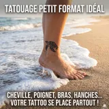 tatouage ephemere cheville poignet bras hanches