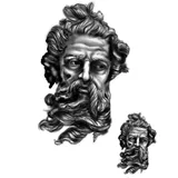 Tatouage éphémère dieu romain