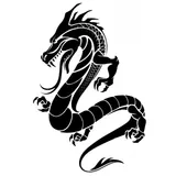 Tatouage éphémère dragon
