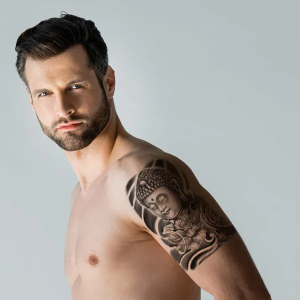 Tatouage Bouddha et pivoine - Lot de 3 tatouages éphémères