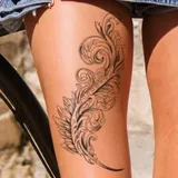tatouage éphémère Filigrane