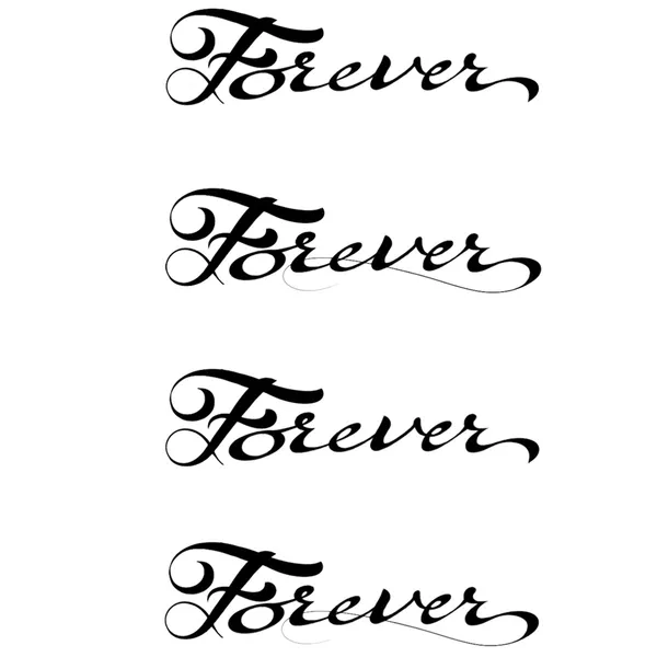 Tatouage éphémère forever pour toujours