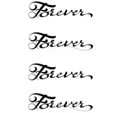 Tatouage éphémère forever pour toujours