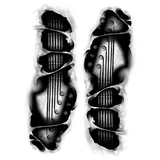 Tattoo éphémère guitar 3D