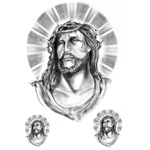 Tatouage éphémère Jesus
