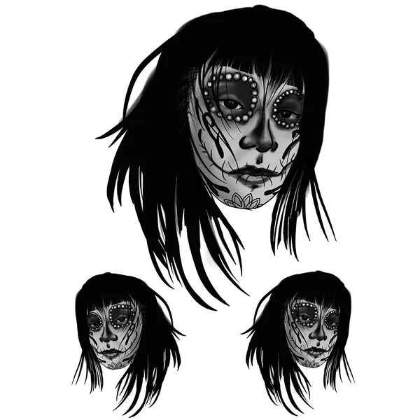 Tattoo éphémère La Muerte
