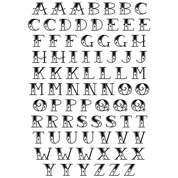 Tatouage éphémère Lettres