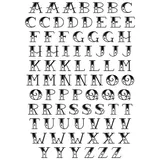 Tatouage éphémère Lettres