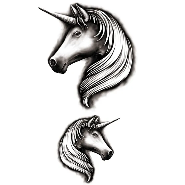 Tattoo éphémère licorne