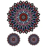 Tattoo éphémère mandalas colorés Pack