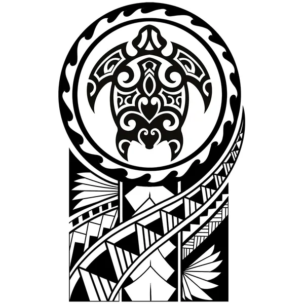 Tatouage éphémère torture maori