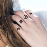 tatouage éphémère mix motifs