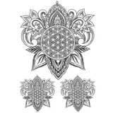 tattoo éphémère motif ornemental