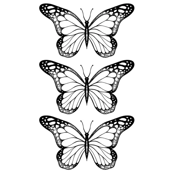 Tatouage éphémère papillon
