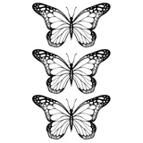 Tatouage éphémère papillon