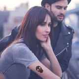 Tatouage éphémère petite tête de mort