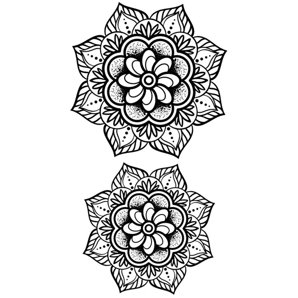 Tatouage éphémère Petits mandalas #2 - Pack