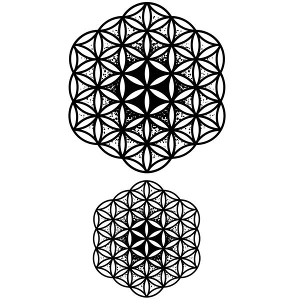 Tattoo éphémère petits mandalas #3 pack