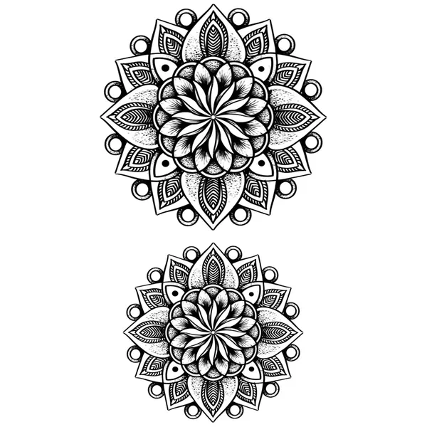 Tatouage éphémère petit mandala #4