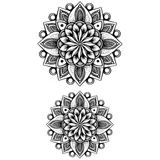Tatouage éphémère petit mandala #4