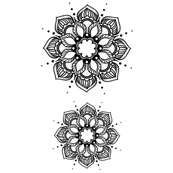 Tatouage éphémère petit mandala #5