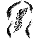 Tattoo éphémère Plumes