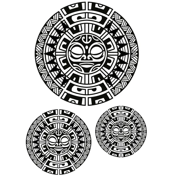Tatouage éphémère ronds maori #1