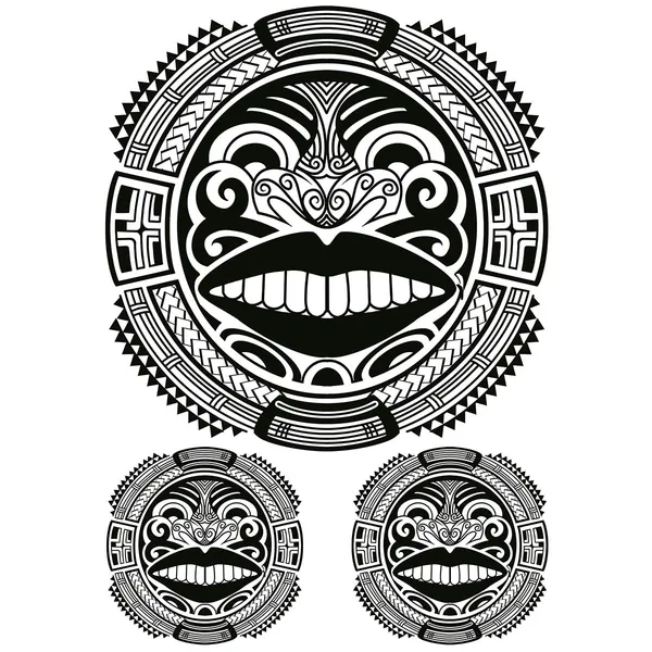 Tatouage éphémère ronds maori #2
