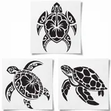 tatouage ephemere semi permanent tortue maori